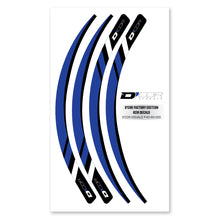 Load image into Gallery viewer, D'COR RIM DECALS BLUE 4 PC SET BLU RIM DECALS 4 PC SET 40-80-220