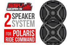 Load image into Gallery viewer, SSV WORKS 2 SPEAKER KIT RIDE COMMAND POL RZ4-2ARC