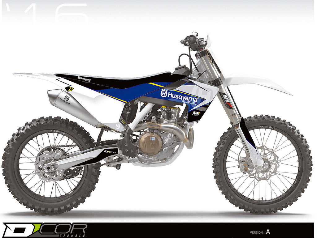 D'COR COMPLETE GRAPHIC KIT WHITE 20-70-400-WH