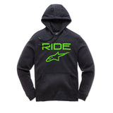 ALPINESTARS RIDE 2.0 FLEECE BLACK/GREEN LG 1119-51000-1060-LG