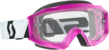 Load image into Gallery viewer, SCOTT HUSTLE GOGGLE X PINK/BLACK W/CLEAR WORKS 268183-1665113