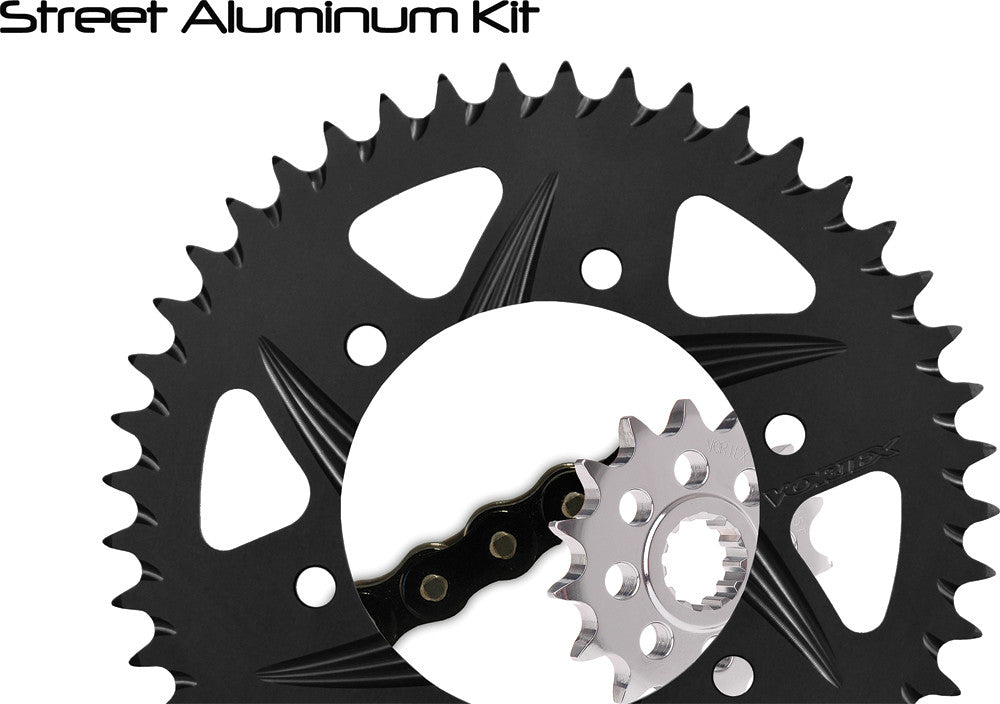 VORTEX SPROCKET/CHAIN KIT BLACK CK2255-atv motorcycle utv parts accessories gear helmets jackets gloves pantsAll Terrain Depot