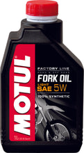 Load image into Gallery viewer, MOTUL FORK OIL FACTORY LINE 5W 1 L 105924