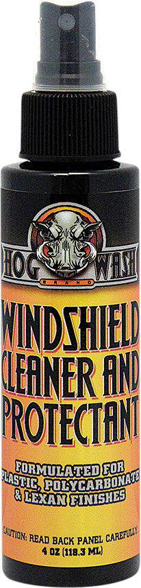 HOG WASH WINDSHIELD CLEANER AND PROTECTANT 4OZ HW0884