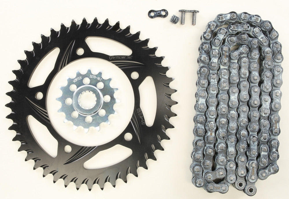 VORTEX SPROCKET/CHAIN KIT BLACK CK6305-atv motorcycle utv parts accessories gear helmets jackets gloves pantsAll Terrain Depot