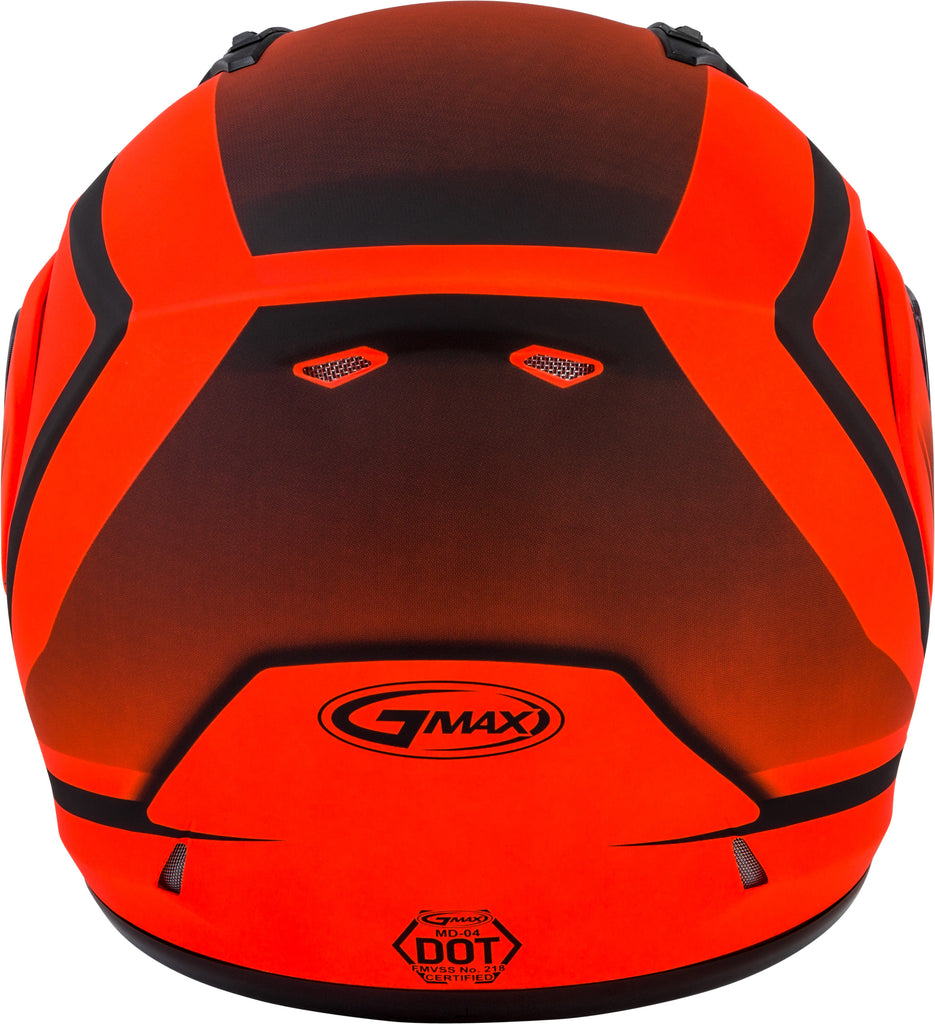 GMAX MD-04S MODULAR DOCKET SNOW HELMET MATTE NEON ORG/BLK XS G2042663
