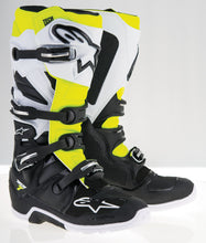 Load image into Gallery viewer, ALPINESTARS TECH 7 ENDURO BOOTS BLACK/WHITE/YELLOW SZ 11 2012114-125-11