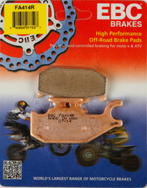 EBC BRAKE PADS FA414R-atv motorcycle utv parts accessories gear helmets jackets gloves pantsAll Terrain Depot