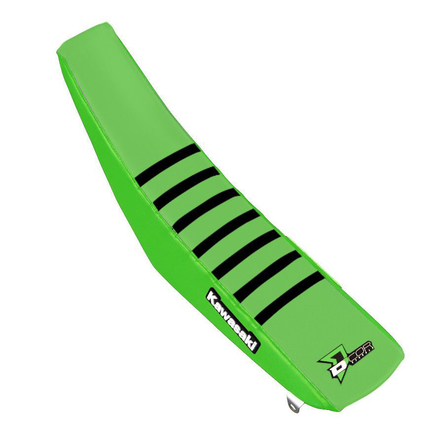 D'COR SEAT COVER GREEN BLACK RIBS KX450 30-20-476