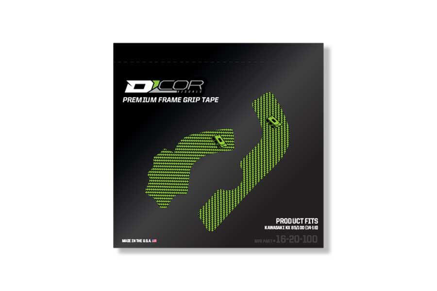 D'COR FRAME GRIP GUARD DECAL GREEN 16-20-100
