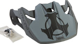 FLY RACING TOXIN ORIGINAL YOUTH VISOR MATTE BLACK/GREY 73-88025Y
