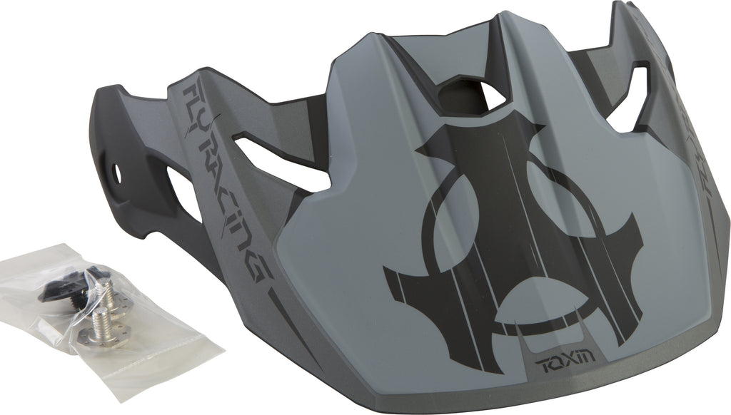 FLY RACING TOXIN ORIGINAL YOUTH VISOR MATTE BLACK/GREY 73-88025Y