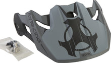 Load image into Gallery viewer, FLY RACING TOXIN ORIGINAL YOUTH VISOR MATTE BLACK/GREY 73-88025Y