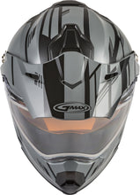 Load image into Gallery viewer, GMAX AT-21S EPIC SNOW HELMET W/ELEC SHIELD MATTE GREY/BLACK SM G4211504