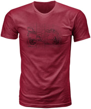 Load image into Gallery viewer, FLY RACING FLY VARIETY TEE BURGUNDY SM 352-0364~2
