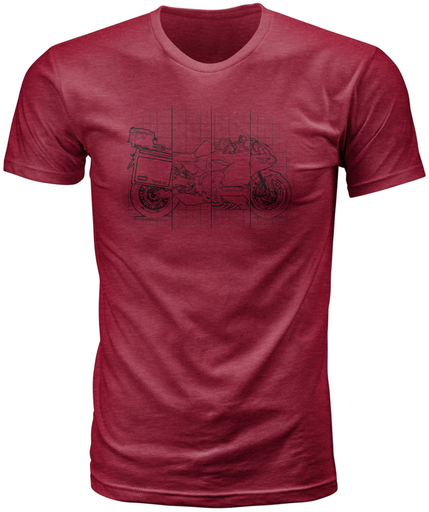 FLY RACING FLY VARIETY TEE BURGUNDY 3X 352-0364~7