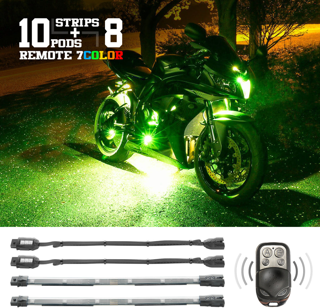 XK GLOW 18PC 7 COLOR REMOTE XK034017