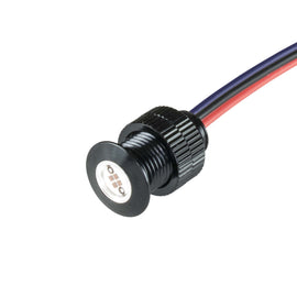 BAGGERNATION LIGHTNING BOLTS WHTE/AMBER LED BLACK BOLTS-DRL-B