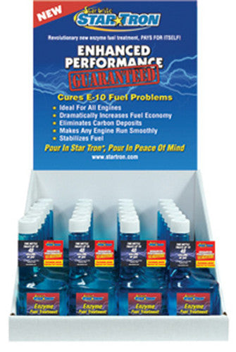 STAR BRITE ENZYME FUEL TREATMENT 8OZ 24/PK W/COUNTER DISPLAY 14625