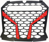 MODQUAD FRONT GRILL RED POL RZR S WITH OUT 10