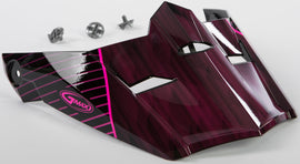 GMAX VISOR W/SCREWS COLFAX MX-46 BLACK/HI-VIS PINK XS-SM G046874