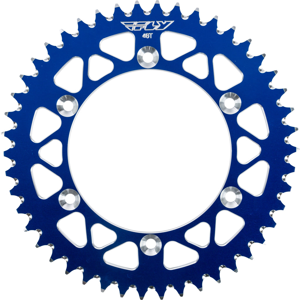 FLY RACING SPROCKET REAR 46T BLUE 208-46 BLU-atv motorcycle utv parts accessories gear helmets jackets gloves pantsAll Terrain Depot