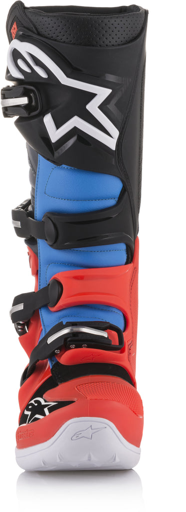 ALPINESTARS TECH 7 BOOTS RED/GREY/BLACK SZ 16 2012014-3711-16