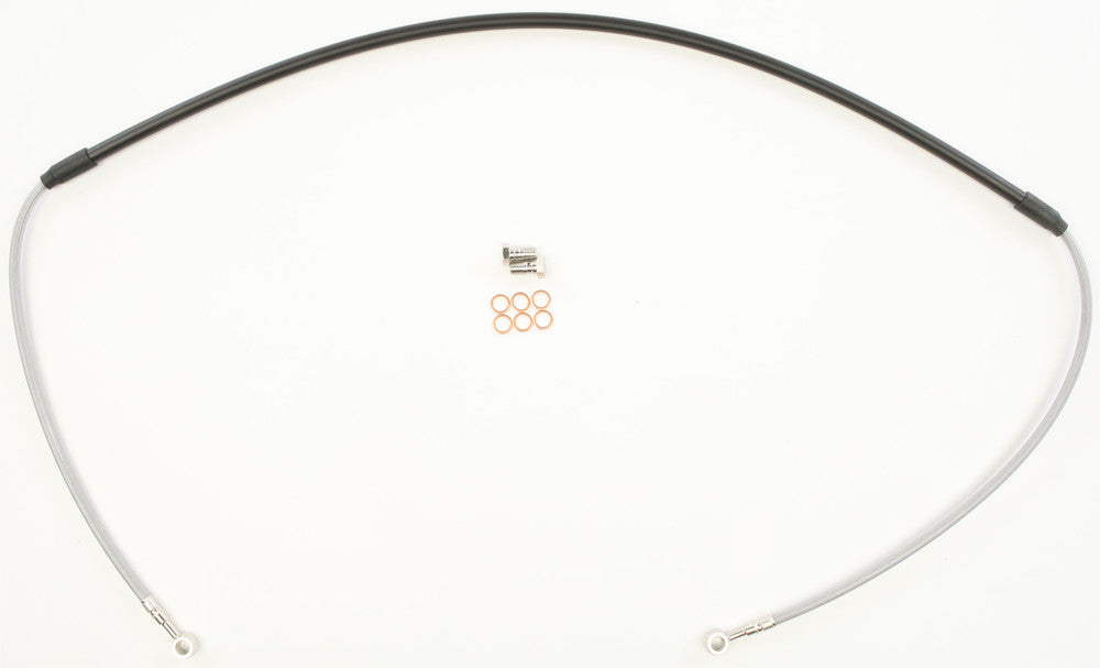 GALFER STEEL BRAKE LINE FRONT YAM FK003D344-1-atv motorcycle utv parts accessories gear helmets jackets gloves pantsAll Terrain Depot