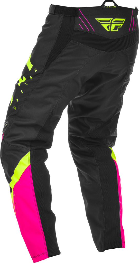 FLY RACING F-16 PANTS NEON PINK/BLACK/HI-VIS SZ 18 373-93618