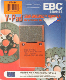 EBC BRAKE PADS V-SERIES FA45V-atv motorcycle utv parts accessories gear helmets jackets gloves pantsAll Terrain Depot