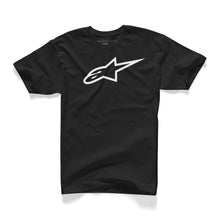 Load image into Gallery viewer, ALPINESTARS YOUTH AGELESS TEE BLACK/WHITE XS 3038-72002-1020-XS