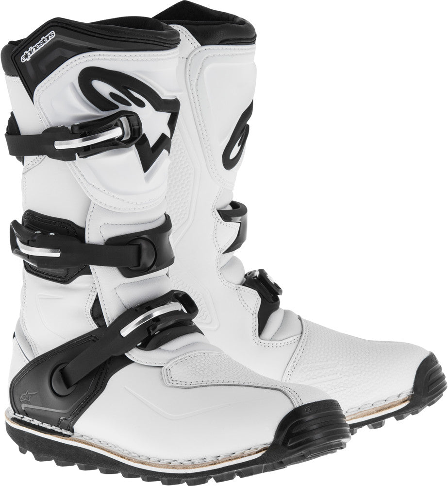 ALPINESTARS TECH-T BOOTS WHITE/BLACK SZ 06 2004017-21-6