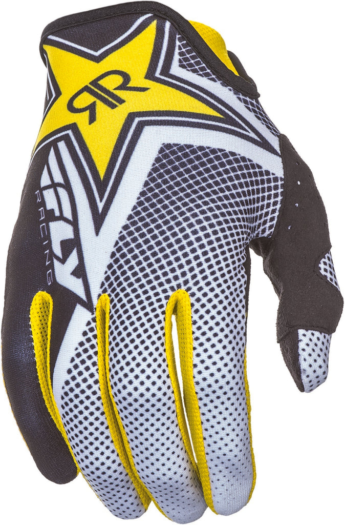 FLY RACING LITE ROCKSTAR GLOVE S 370-01908-atv motorcycle utv parts accessories gear helmets jackets gloves pantsAll Terrain Depot