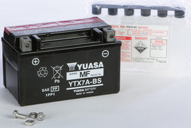 YUASA BATTERY YTX7A-BS MAINTENANCE FREE YUAM32X7A-atv motorcycle utv parts accessories gear helmets jackets gloves pantsAll Terrain Depot