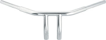 Load image into Gallery viewer, WILD 1 CHUBBY DRAG BAR 6" BUILTIN PULLBACK RISERS CHR WO500