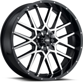 ITP HURRICANE BLACK/MACHINED 18X6.5 4/156 4 + 2.5 (+10MM) 1822516546B