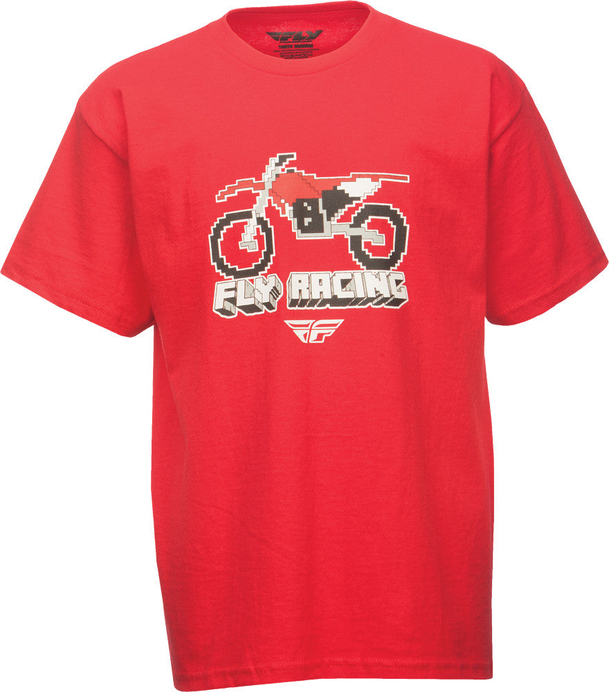 FLY RACING DIGI YOUTH TEE RED YM 352-0852YM-atv motorcycle utv parts accessories gear helmets jackets gloves pantsAll Terrain Depot