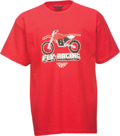 FLY RACING DIGI YOUTH TEE RED YM 352-0852YM-atv motorcycle utv parts accessories gear helmets jackets gloves pantsAll Terrain Depot