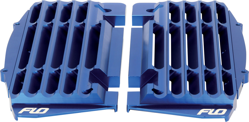 FLO MOTORSPORTS HIGH FLOW RADIATOR BRACES BLUE FLO751BLU-atv motorcycle utv parts accessories gear helmets jackets gloves pantsAll Terrain Depot