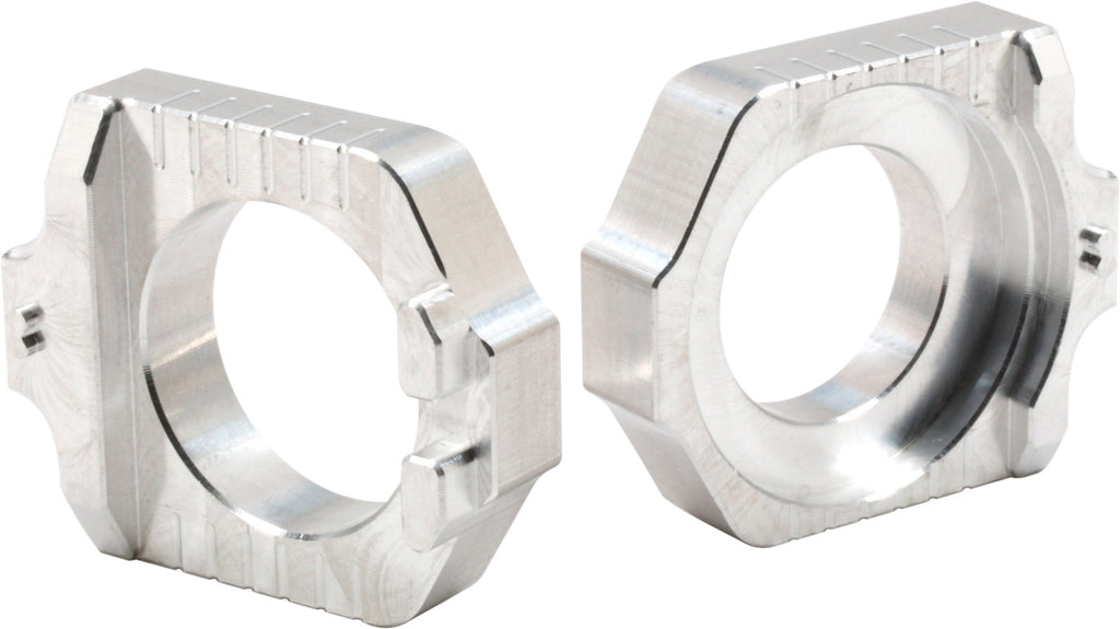 WORKS AXLE BLOCKS ELITE KTM/HUS SILVER 17-315