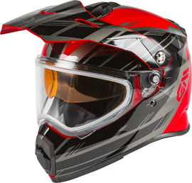 YOUTH AT-21Y EPIC SNOW HELMET RED/BLACK/SILVER YS-atv motorcycle utv parts accessories gear helmets jackets gloves pantsAll Terrain Depot