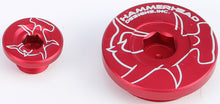 Load image into Gallery viewer, HAMMERHEAD ENGINE PLUGS RED KX250F '11-13 KX450F '09-13 32-0342-00-10