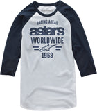 ALPINESTARS ENTICE PREM TEE WHITE/NAVY XL 1139-73030-2070-XL