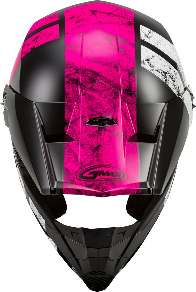 GMAX MX-46 OFF-ROAD DOMINANT HELMET BLACK/PINK/WHITE MD G3464405