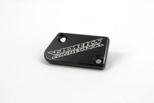 Load image into Gallery viewer, WORKS BILLET FRONT BRAKE COVER BLK YAM 21-136