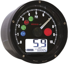 Load image into Gallery viewer, KOSO TNT-01 MULTIFUNCTION SPEEDOMETER BLACK BA035K00-HD