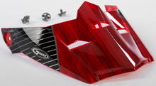 Load image into Gallery viewer, GMAX VISOR W/SCREWS COLFAX MX-46 RED/BLACK XS-SM G046871