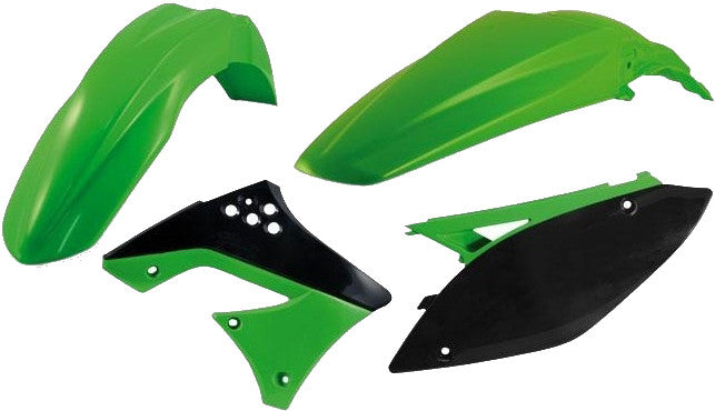 ACERBIS PLASTIC KIT GREEN 2141780145-atv motorcycle utv parts accessories gear helmets jackets gloves pantsAll Terrain Depot