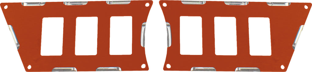 MODQUAD DASH 6-SWITCH PLATE (ORANGE) RZR-SP6-1K-OR-atv motorcycle utv parts accessories gear helmets jackets gloves pantsAll Terrain Depot
