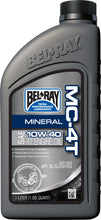 Load image into Gallery viewer, BEL-RAY MC-4T MINERAL 10W-40 1L 12/CASE 99401-BT1LA